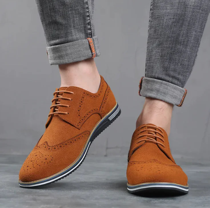 British Suede Low-Tops