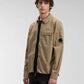 "Monochrome Cotton Jacket for Men, Casual Shirt