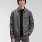 "Monochrome Cotton Jacket for Men, Casual Shirt