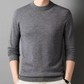 Men's Round-neck Long-sleeved Knitted Sweater