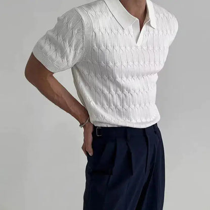 Textured Polo Shirt