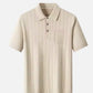 Men's Summer T-shirt Thin Lapel Short Sleeve