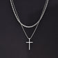 Vnox Mens Cross Necklaces