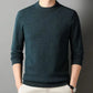 Men's Round-neck Long-sleeved Knitted Sweater