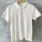 Men's Summer T-shirt Thin Lapel Short Sleeve