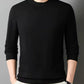 Men's Round-neck Long-sleeved Knitted Sweater