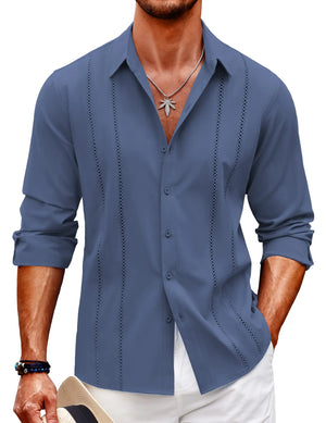 Mens Cuban Guayabera Shirt