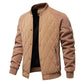 Mens Patchwork Thick Fleece Lined Jacket