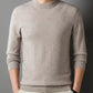 Men's Round-neck Long-sleeved Knitted Sweater