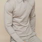 Knitted Long Sleeve Polo