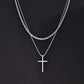 Vnox Mens Cross Necklaces